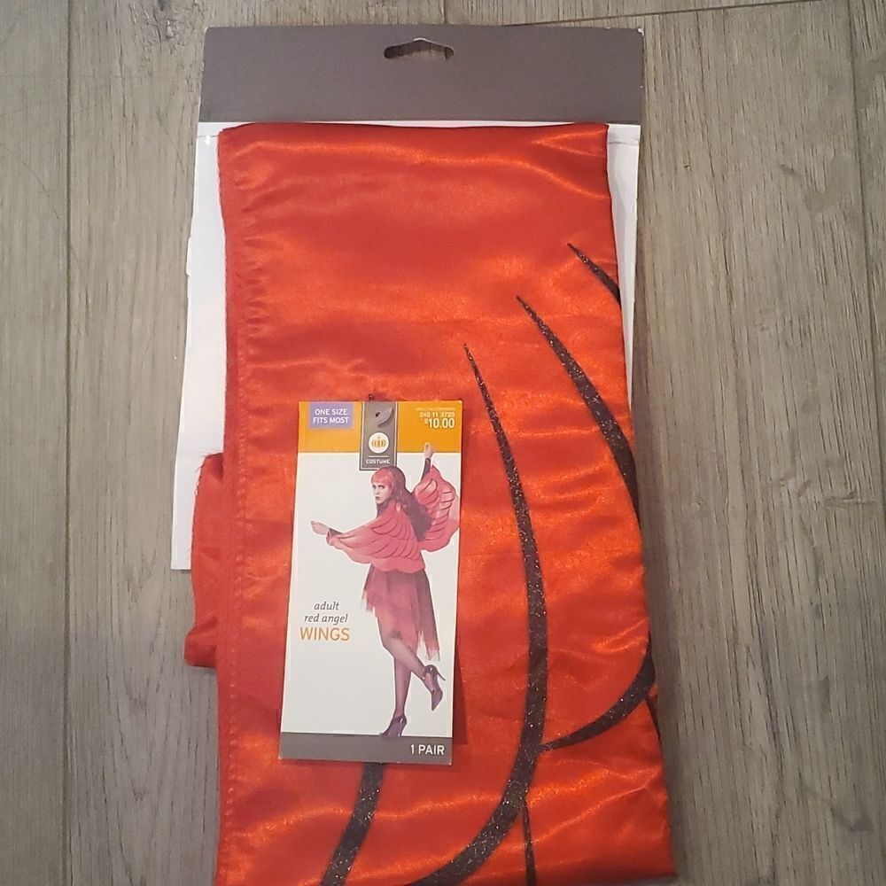 Halloween Adult red devil wings